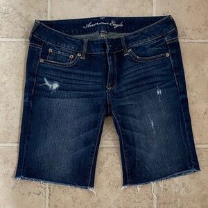 🌈 2/$15 American Eagle Dark Blue Jean Shorts